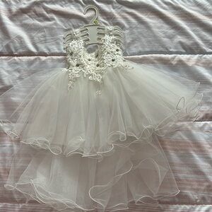 Flower girl dress .